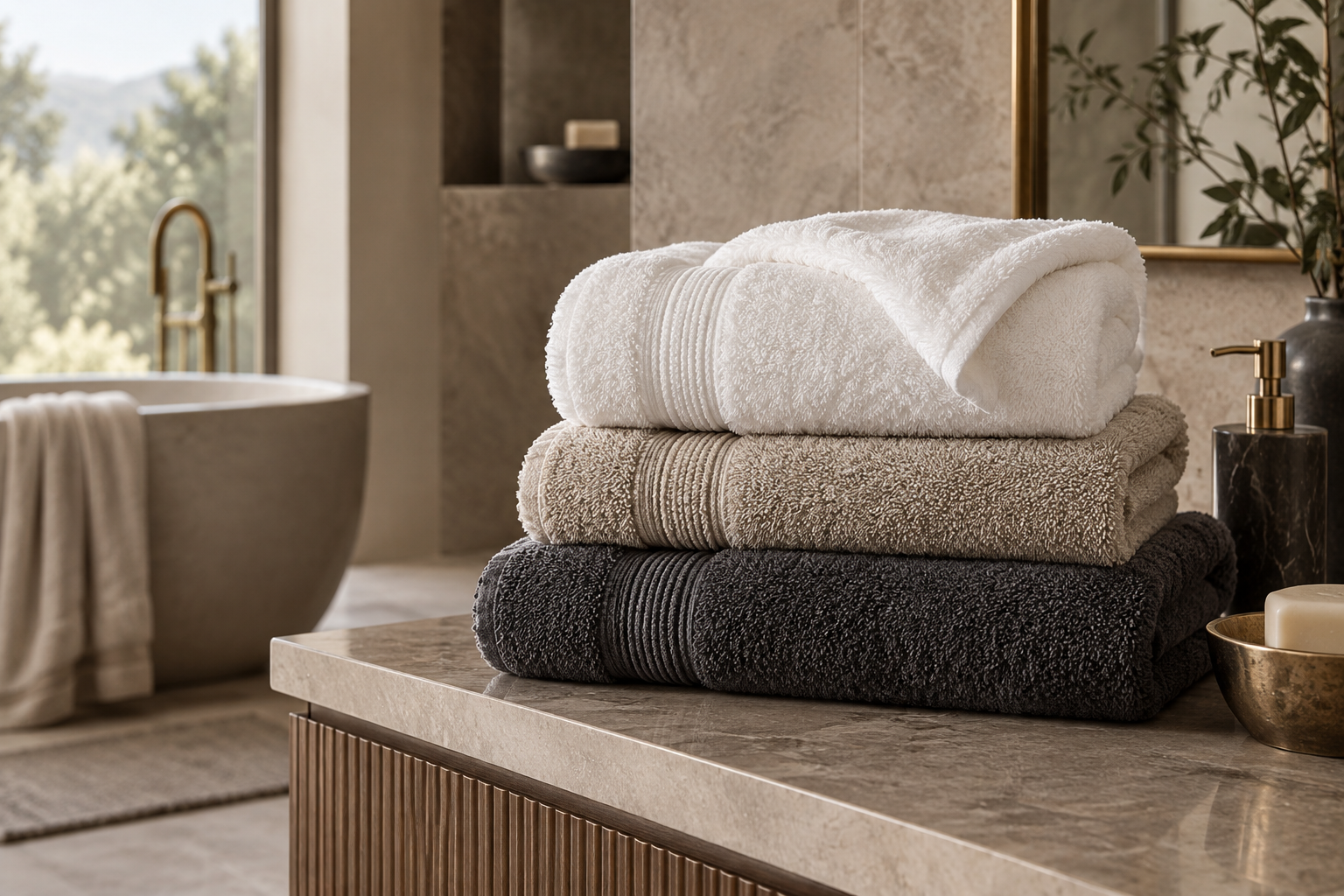 Soft textile towels